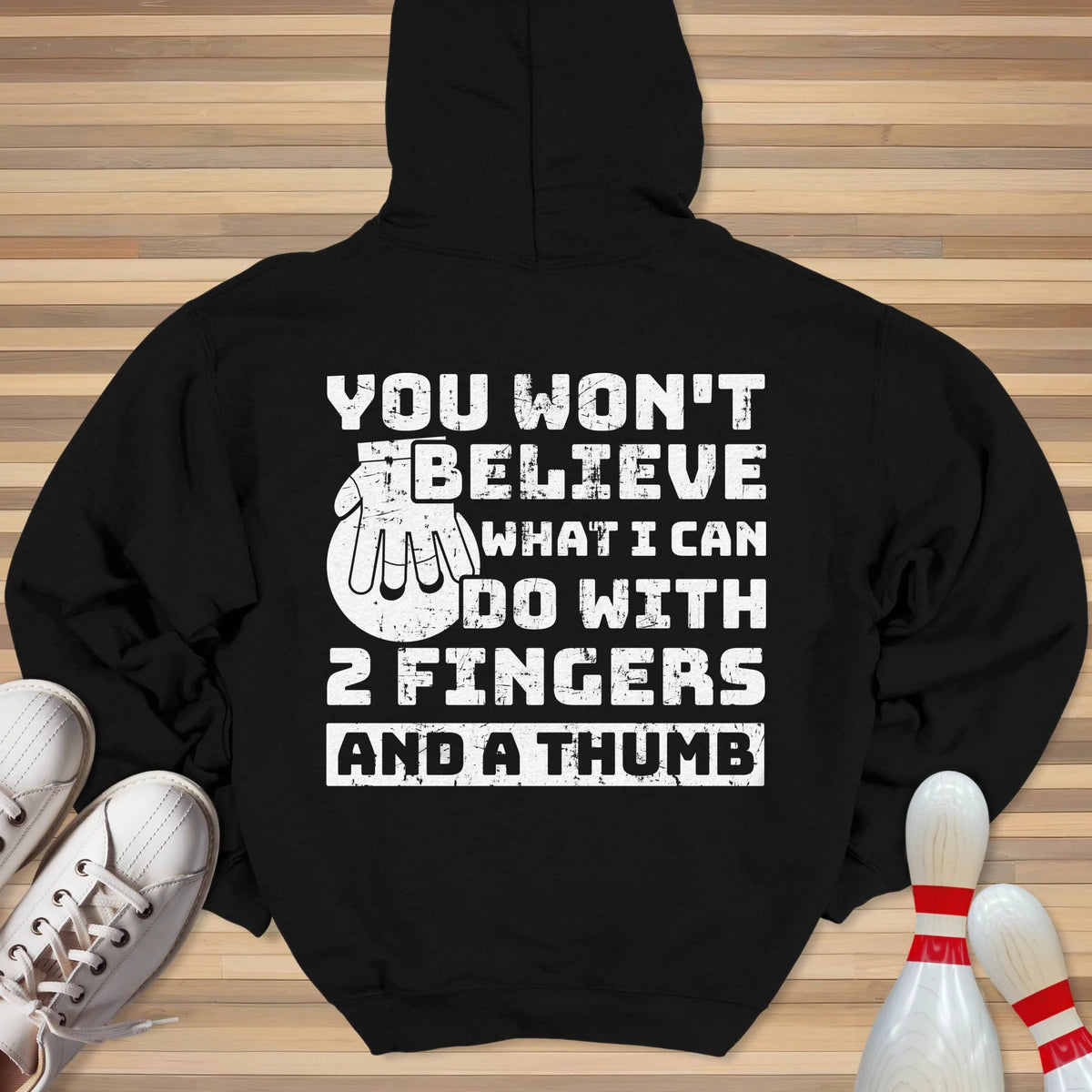 Two Fingers And A Thumb Hoodie