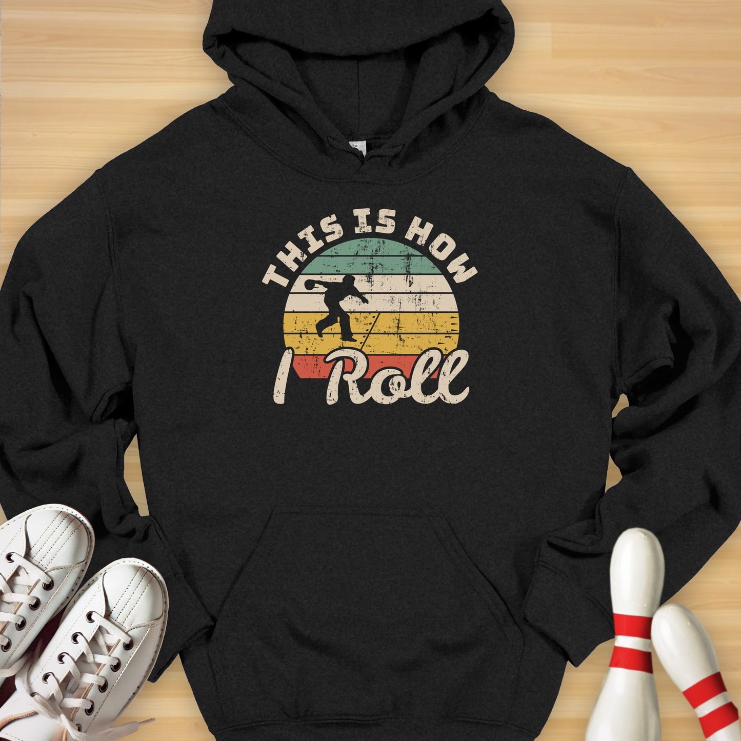 How I Roll Retro Sunrise Hoodie