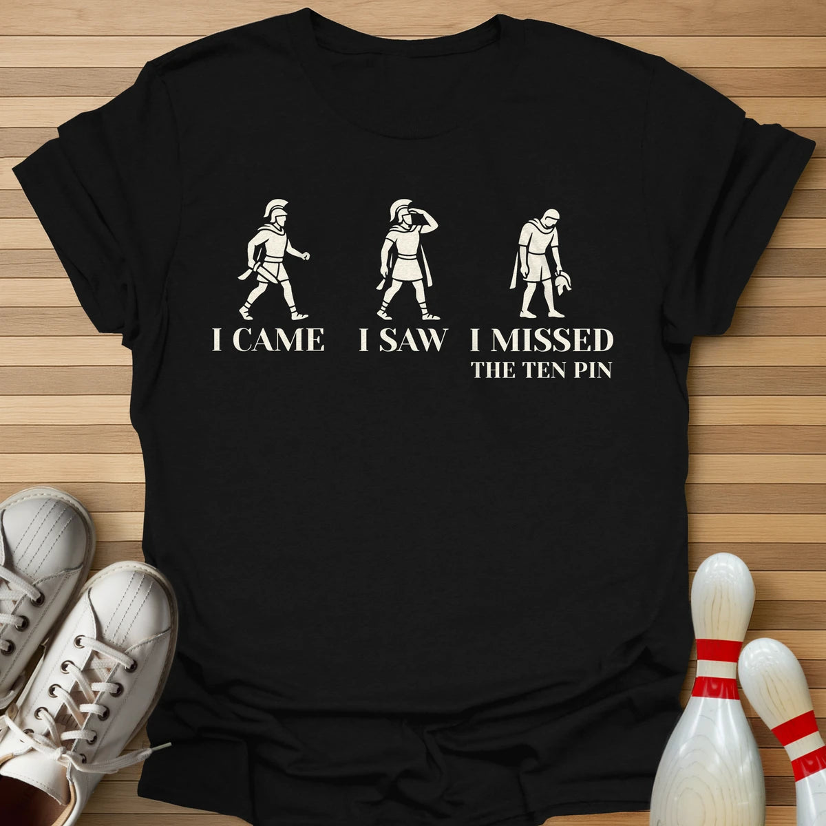 I Came I Saw Ten Pin T-Shirt