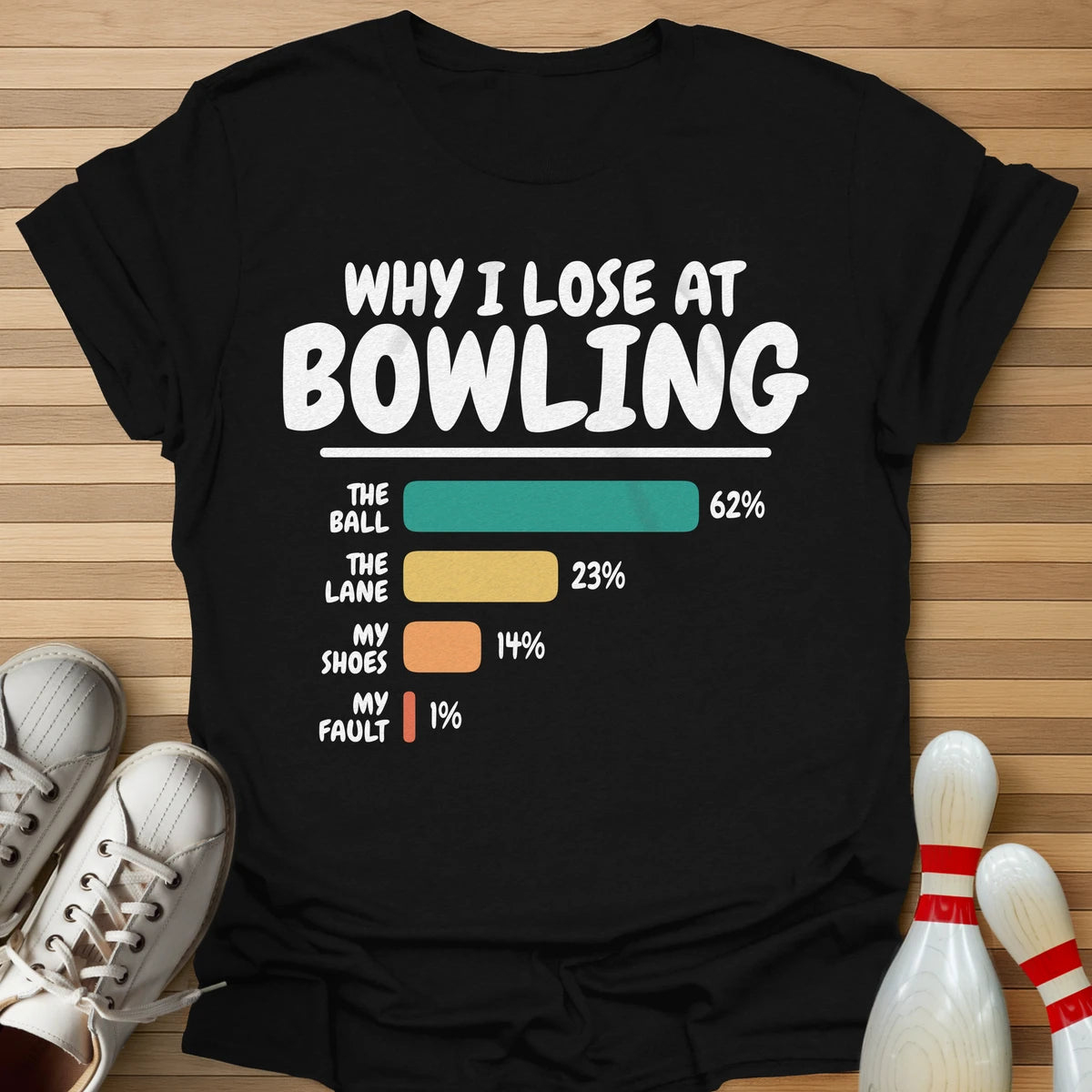 Funny Bowling Chart T-Shirt