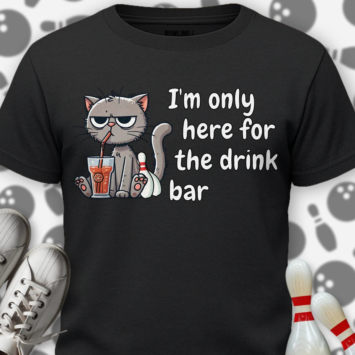 Drink Bar Cat T-Shirt