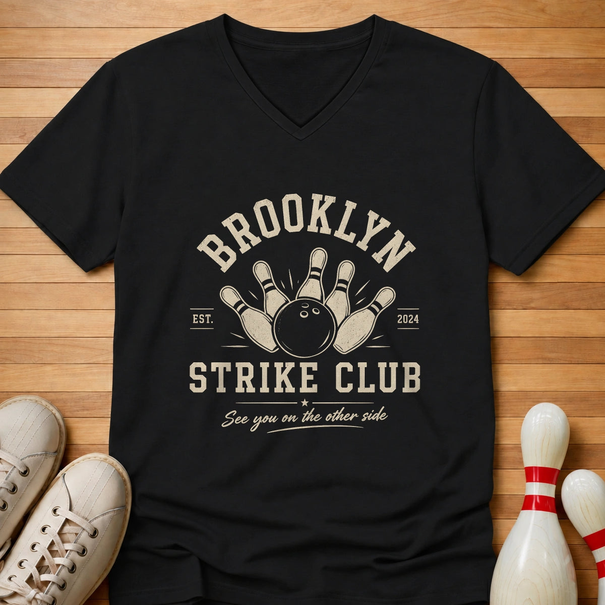 Brooklyn Strike Club Women's V-Neck