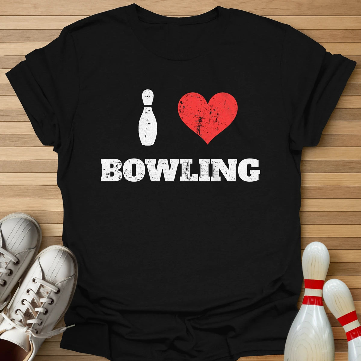 I Heart Bowling Pin T-Shirt