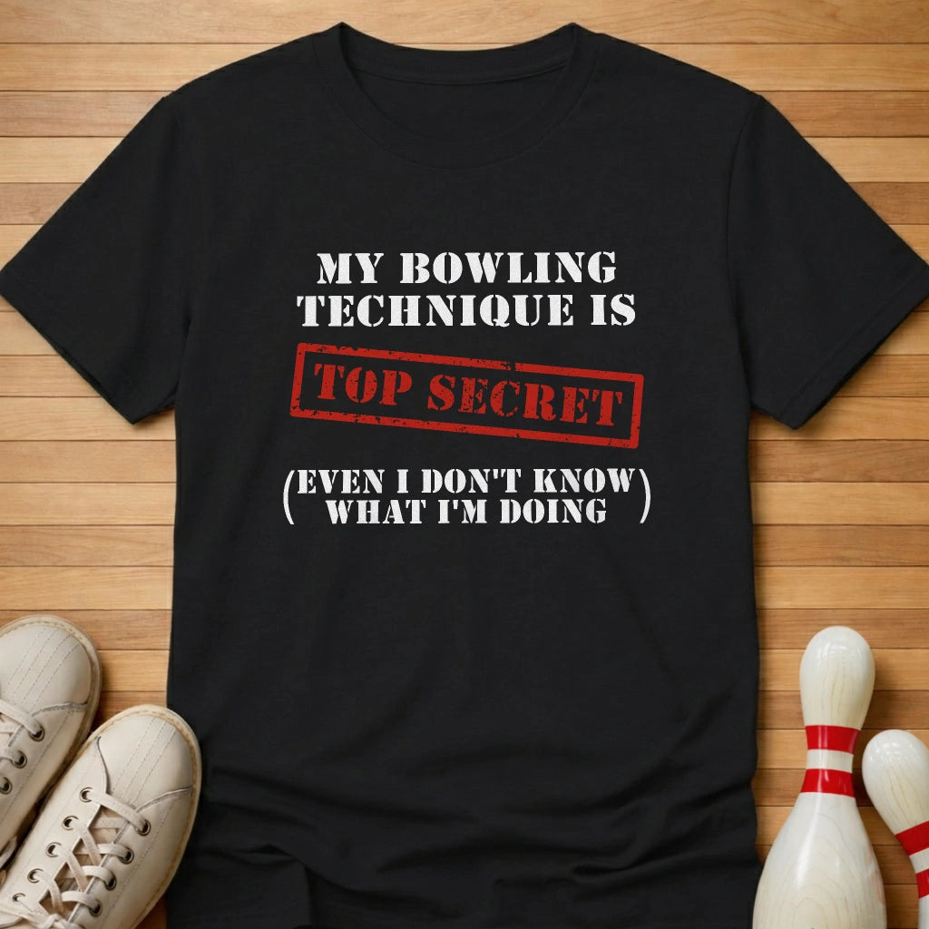 Bowling Technique Top Secret T-Shirt