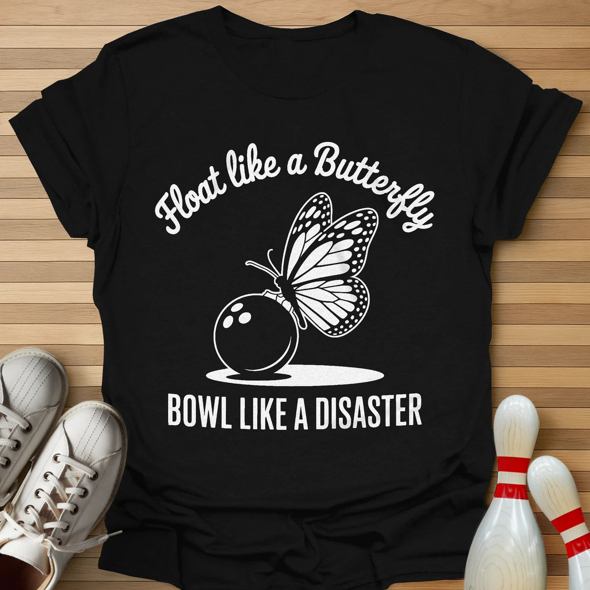 Butterfly Bowling T-Shirt