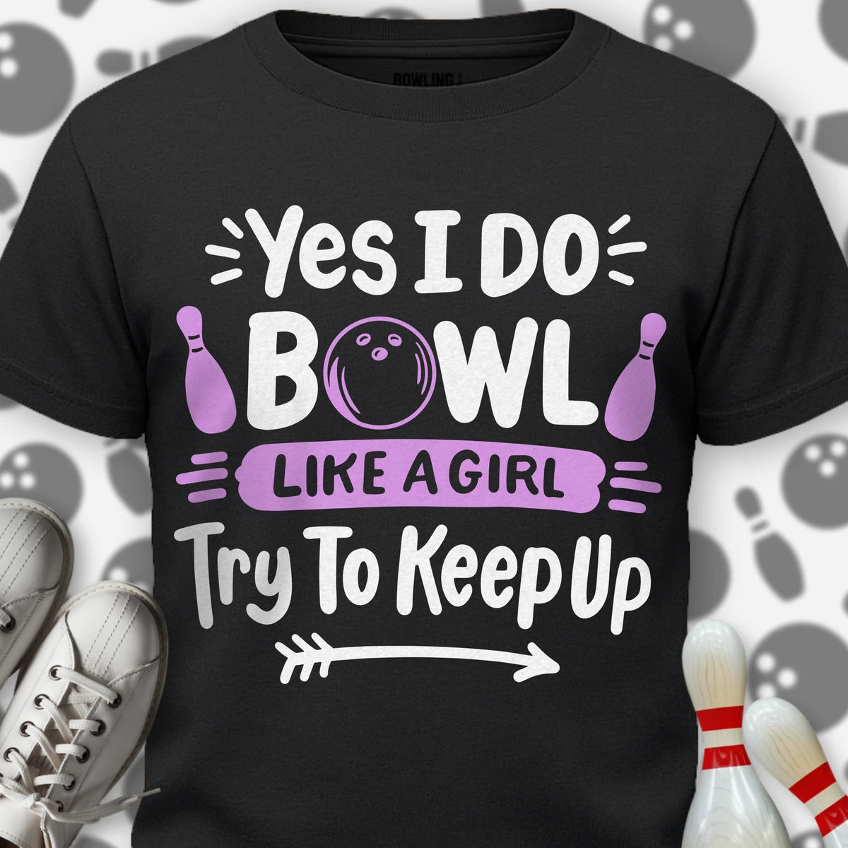 Girl Power Bowling T-Shirt