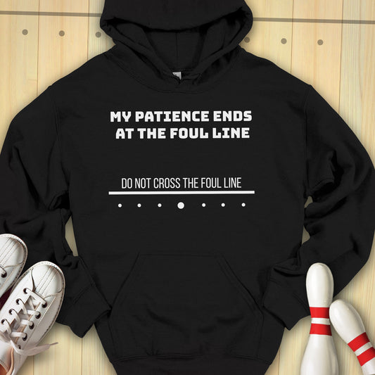 DO NOT CROSS THE FOUL LINE Hooded Sweatshirt