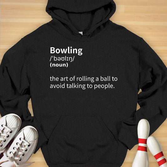 Bowling Definition Hoodie