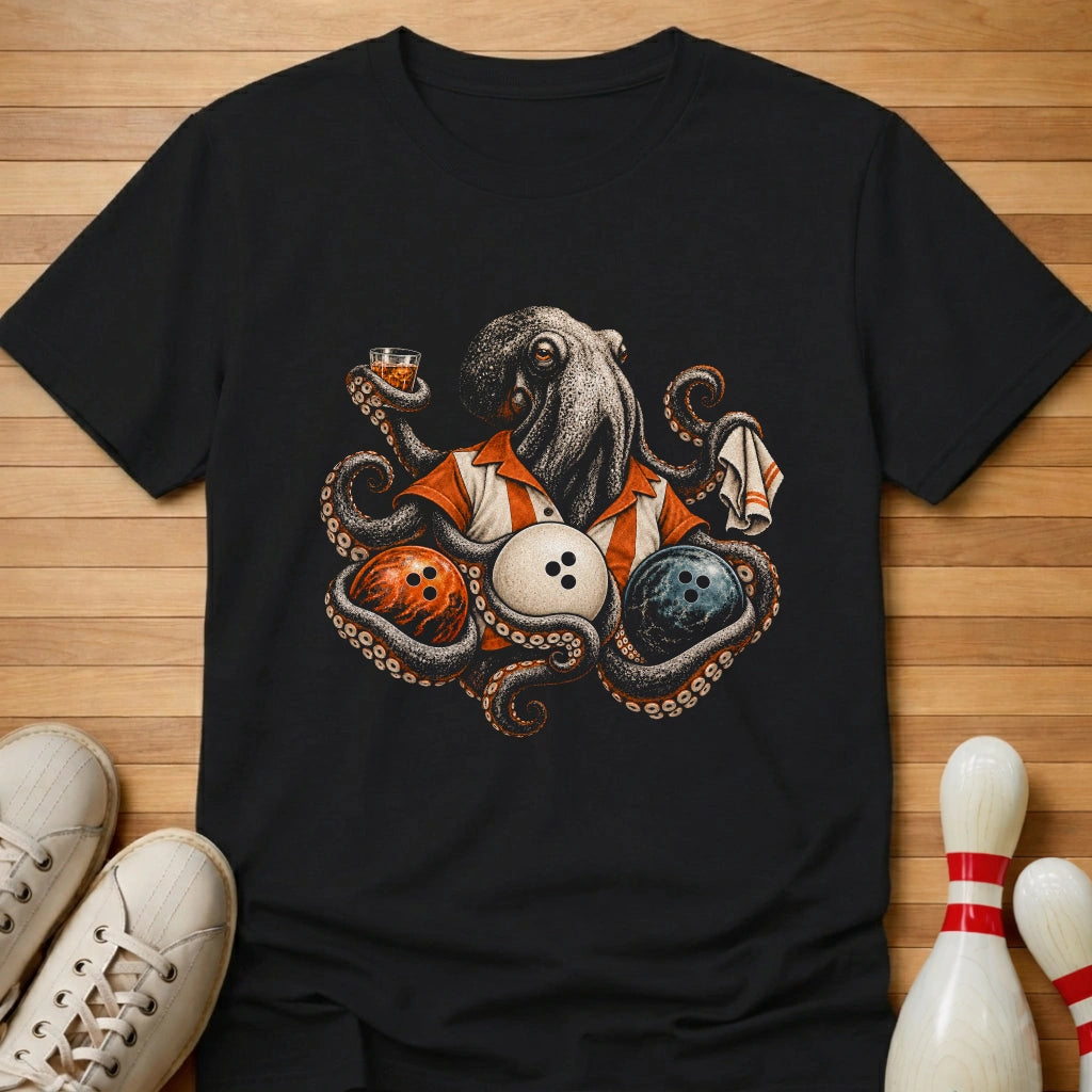 Bowling Octopus T-Shirt