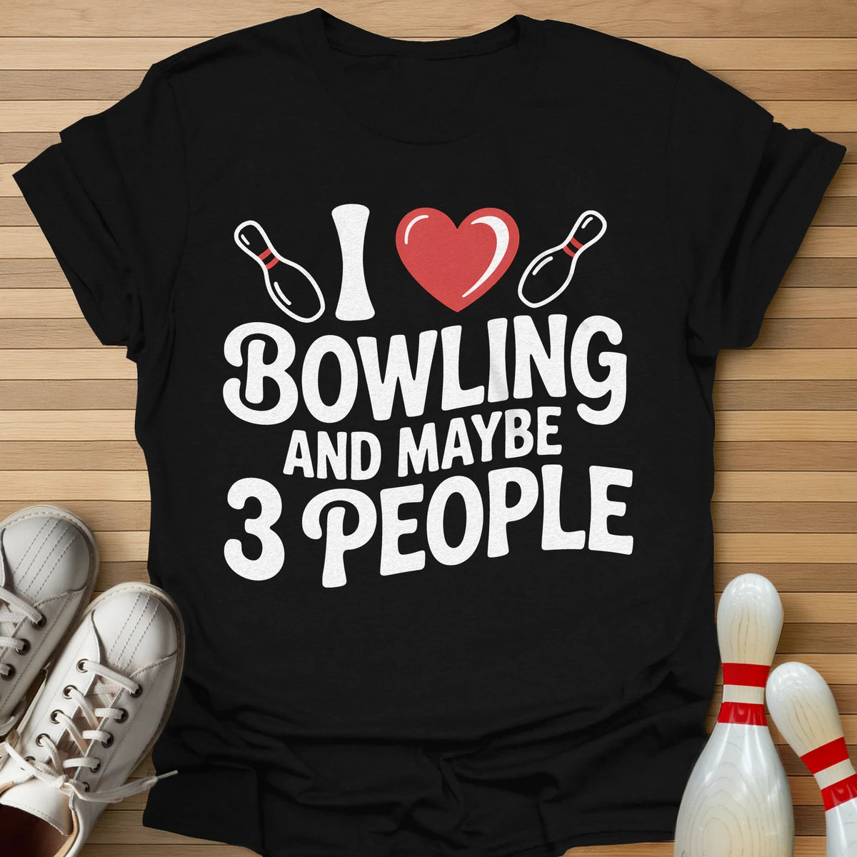 I Heart Bowling T-Shirt