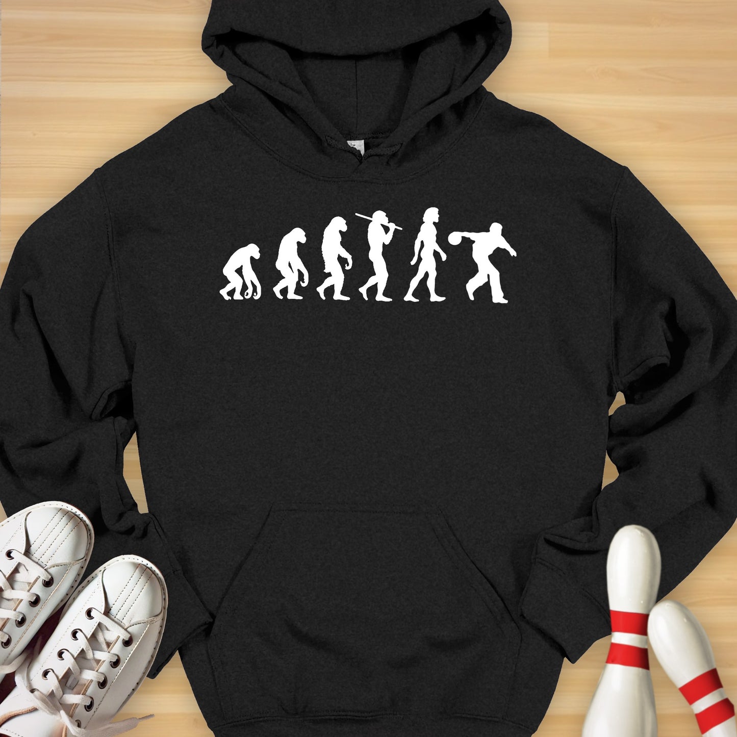 Evolution Of Bowling Hoodie
