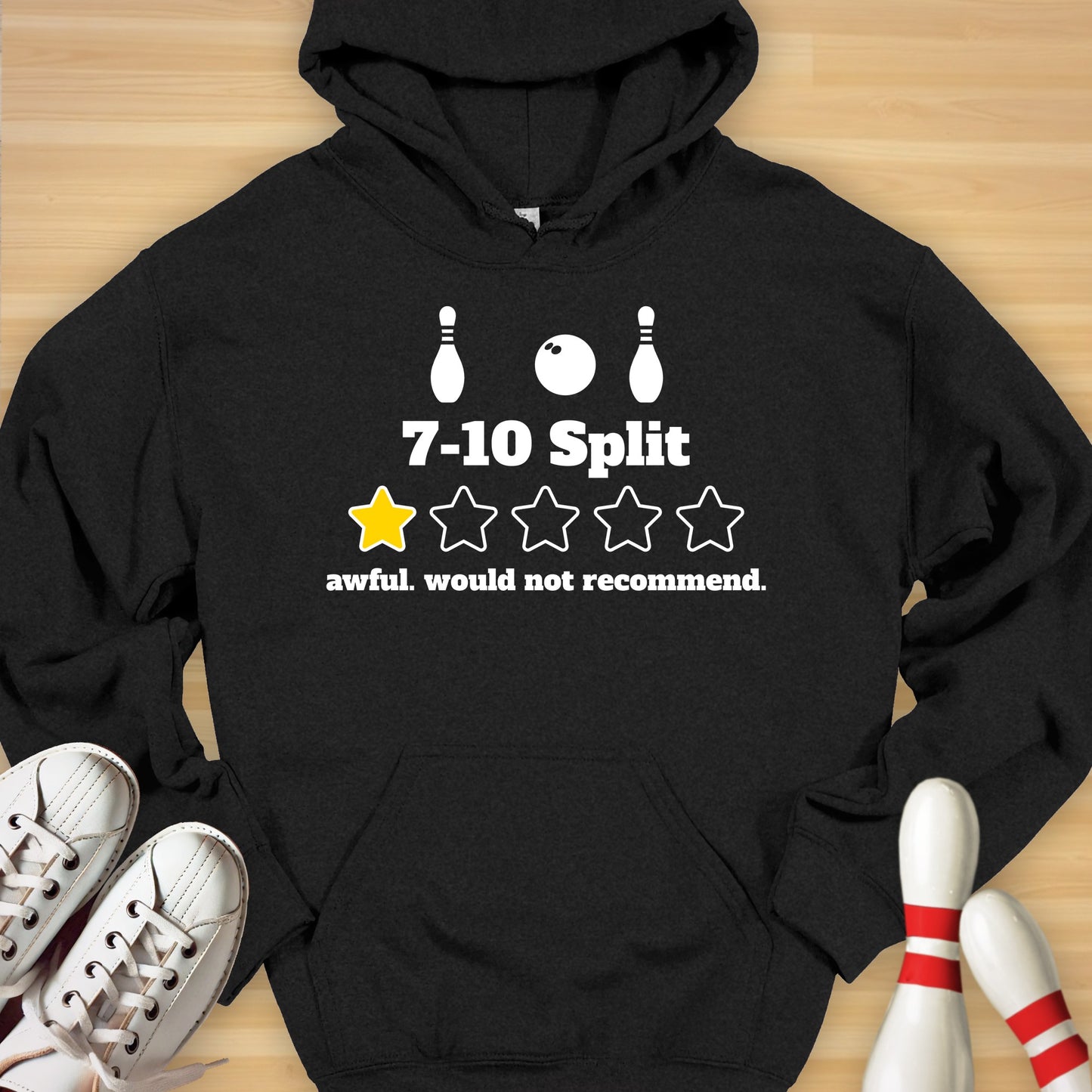7-10 Split 1 Star Review Hoodie