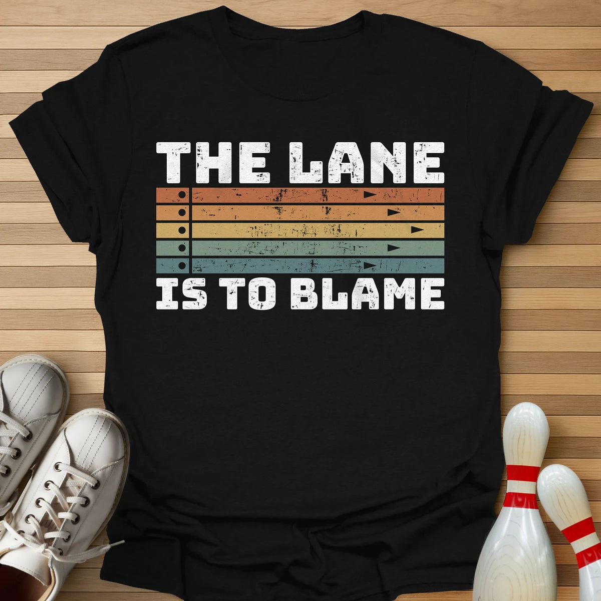 Lane Blame Retro Sunrise T-Shirt