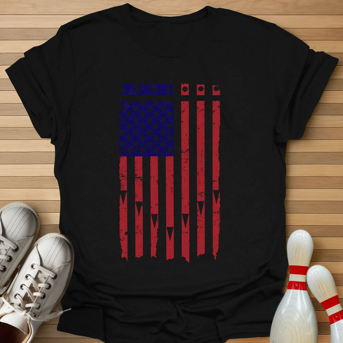 See Through Lane Flag T-Shirt