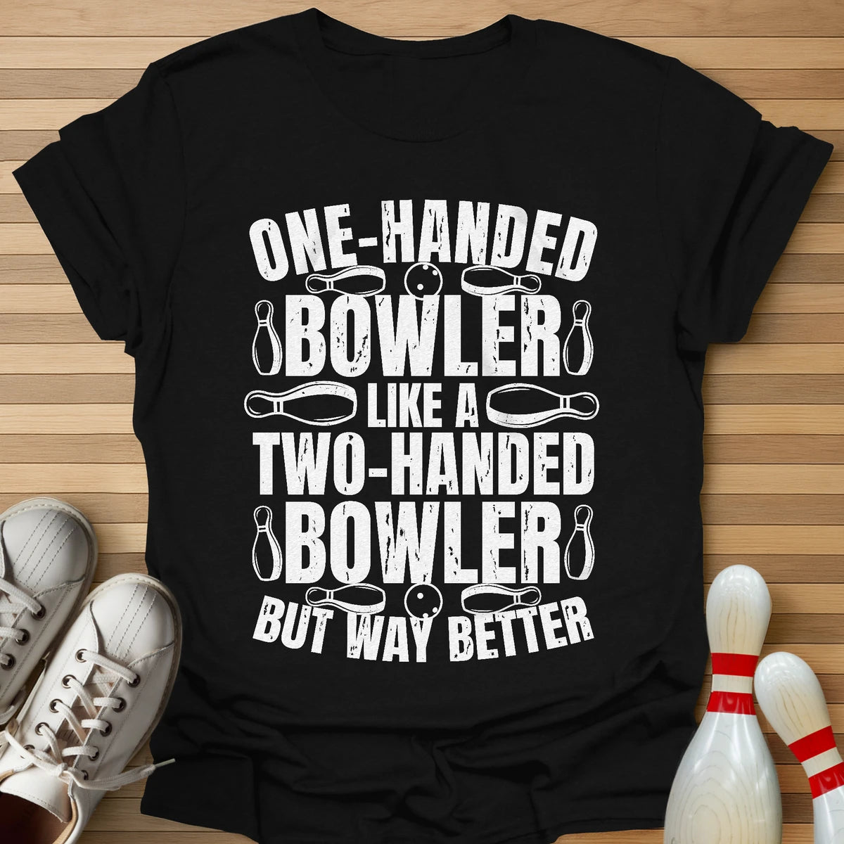 One Handed Bowler T-Shirt