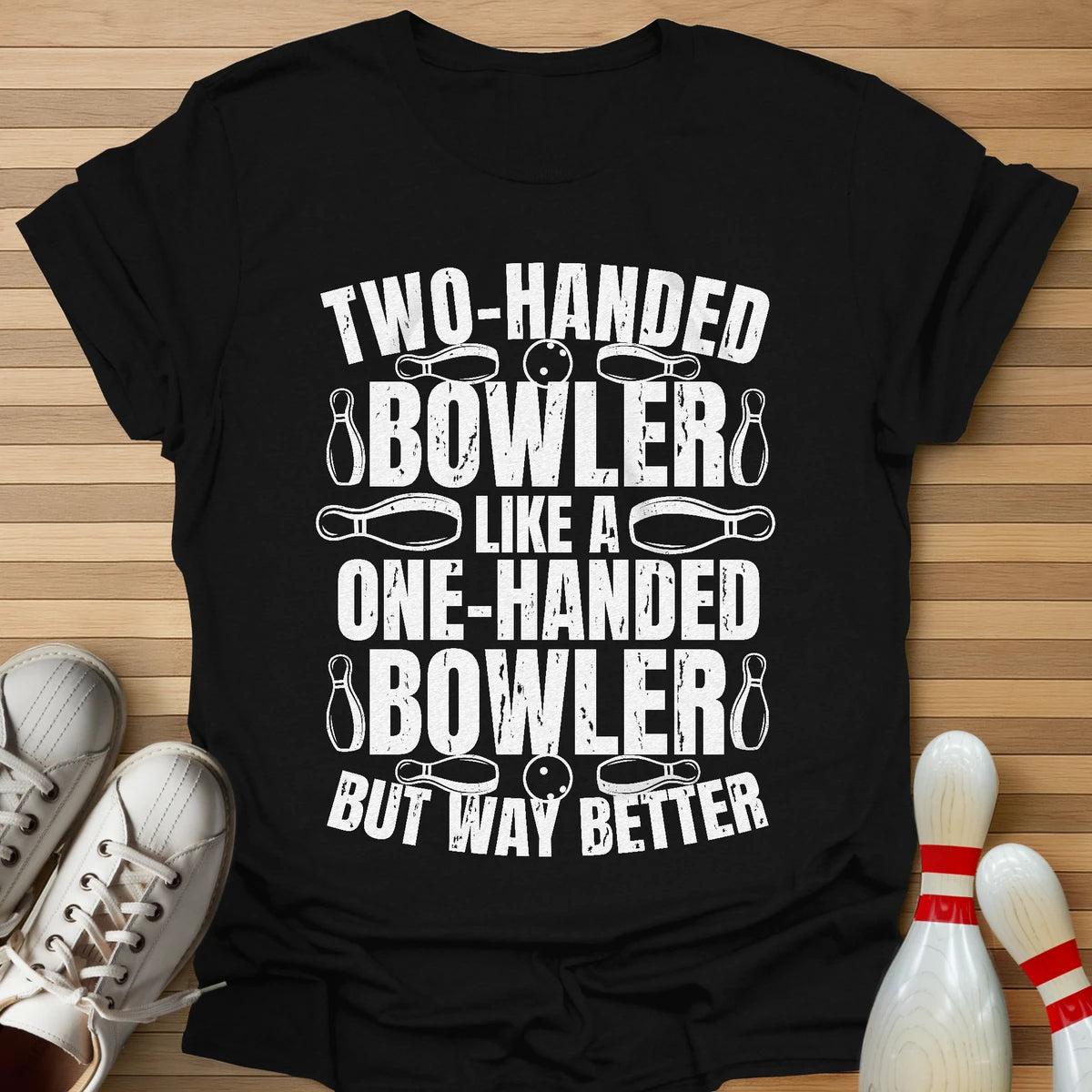 Two Handed Bowler T-Shirt