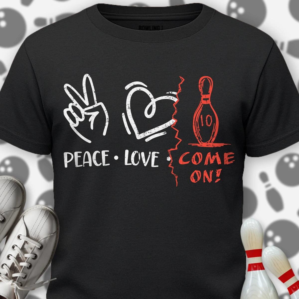 Peace Love Come On T-Shirt