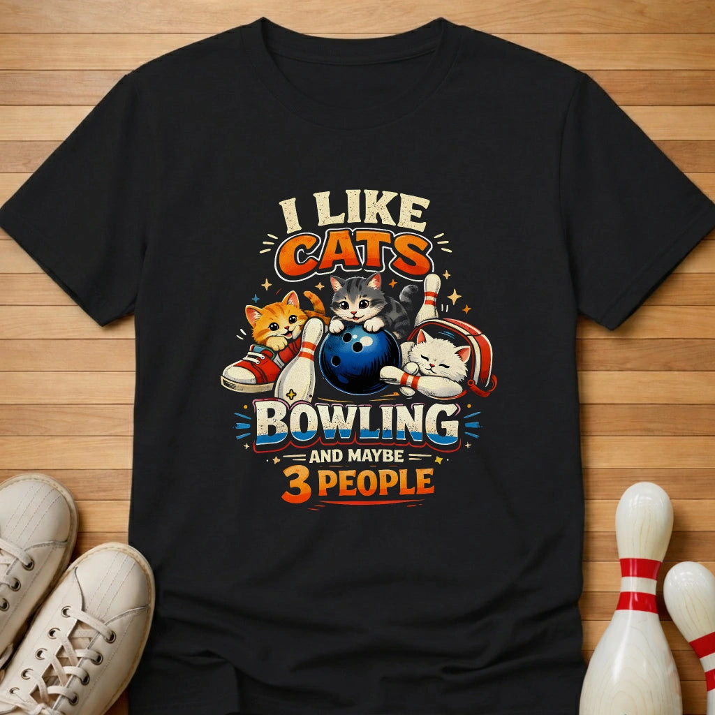 Cats And Bowling T-Shirt