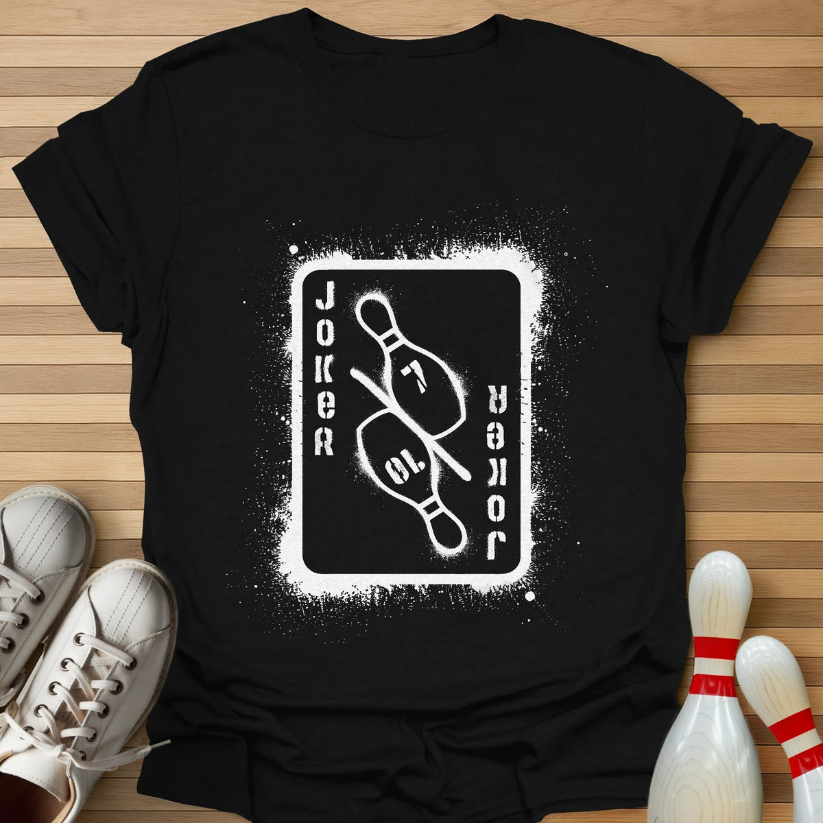 7 10 Pin Joker Card T-Shirt