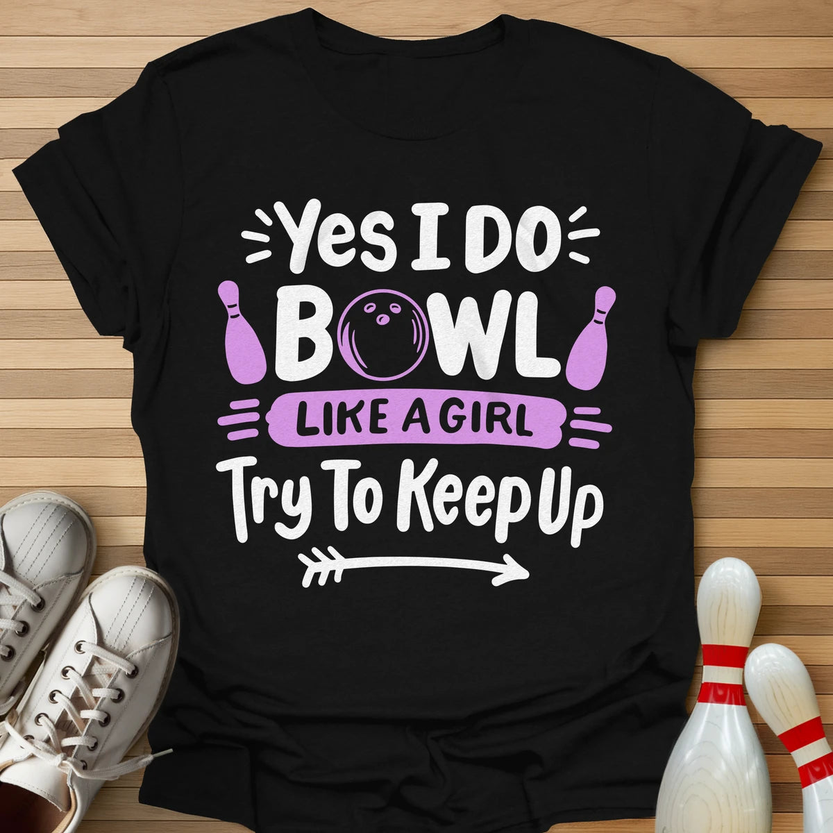 Girl Power Bowling T-Shirt