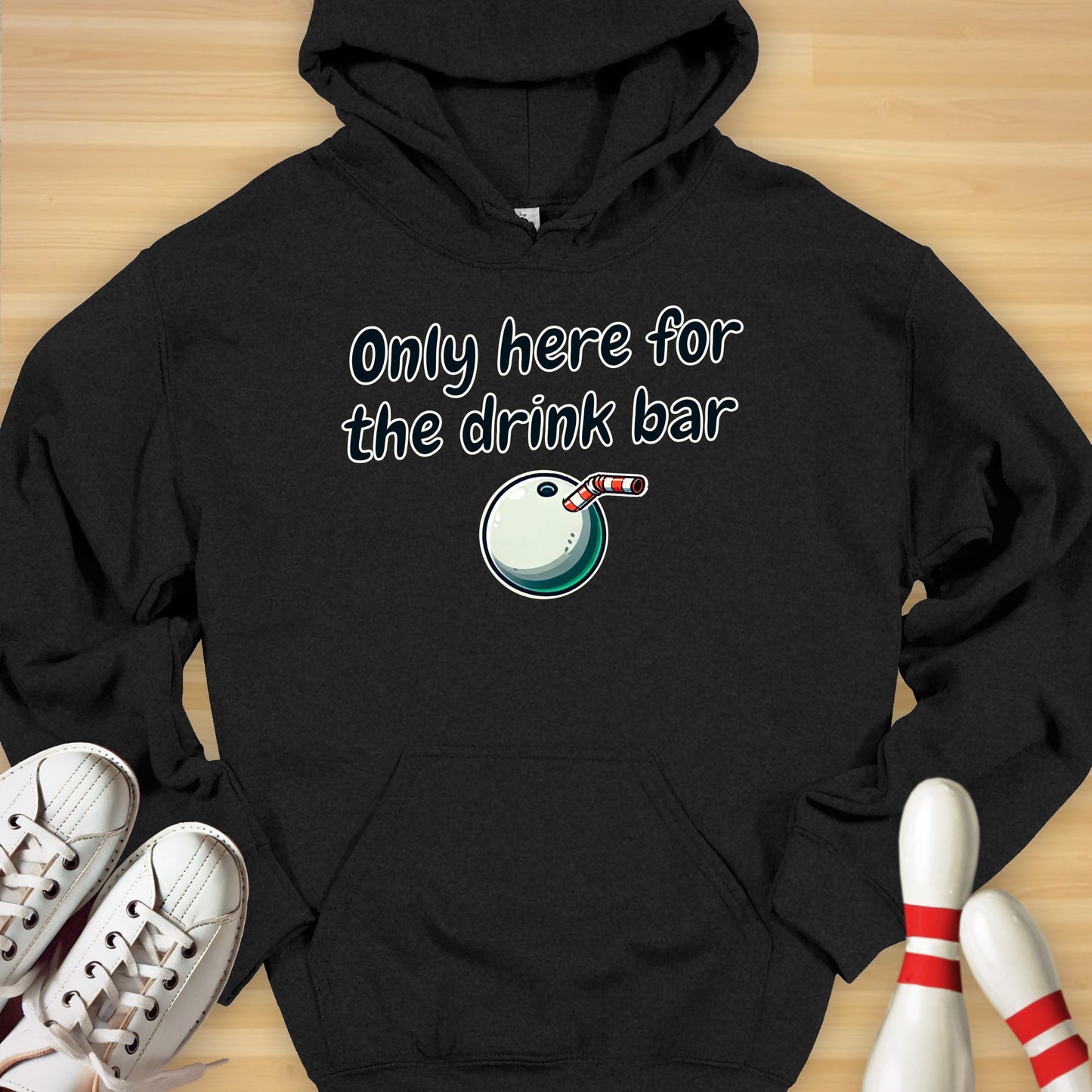 Only Here For The Drink Bar Hoodie