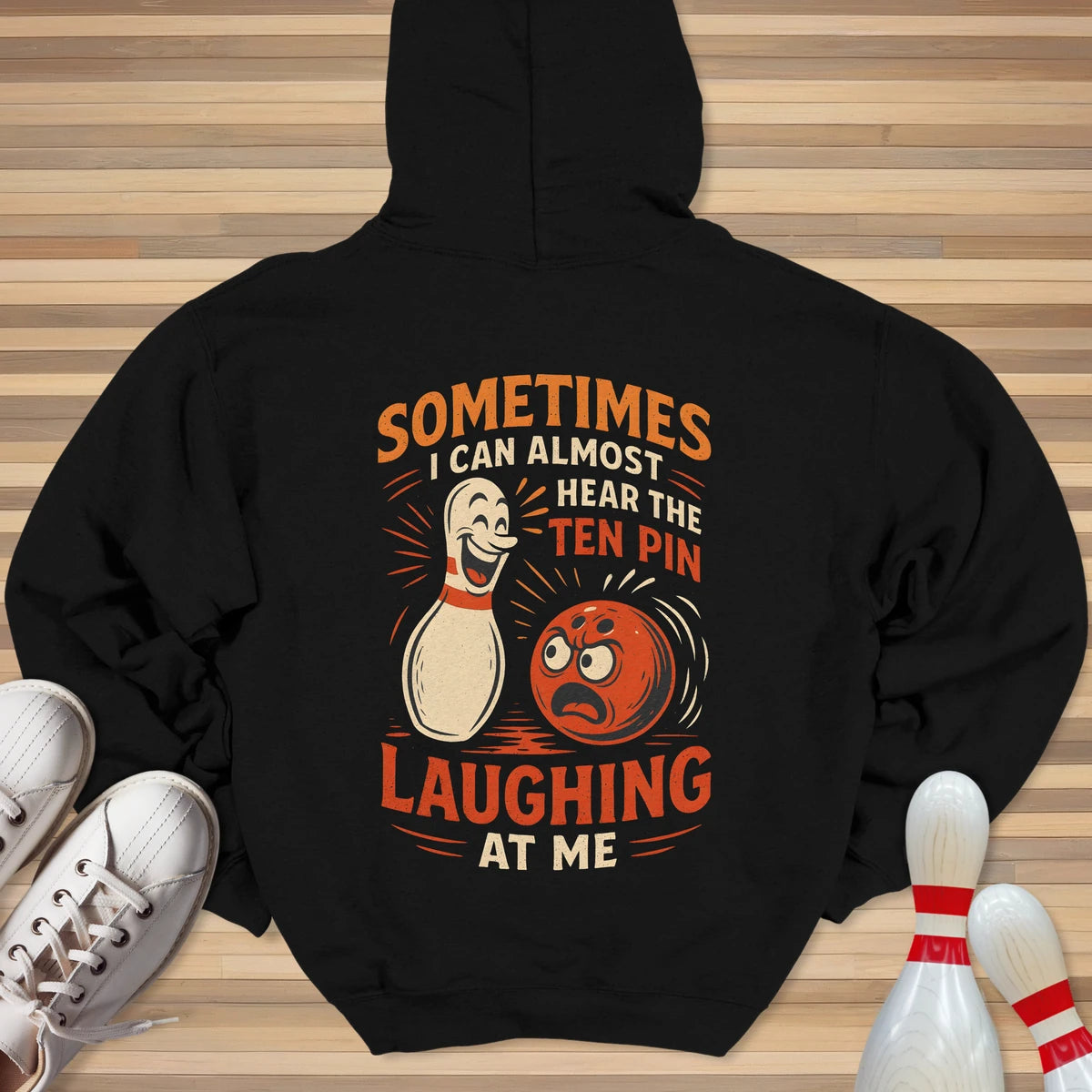 Laughing At Me Retro Hoodie