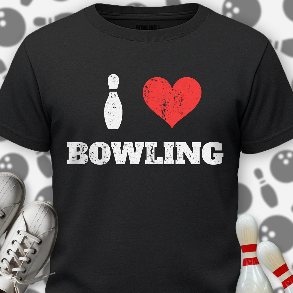 I Heart Bowling Pin T-Shirt
