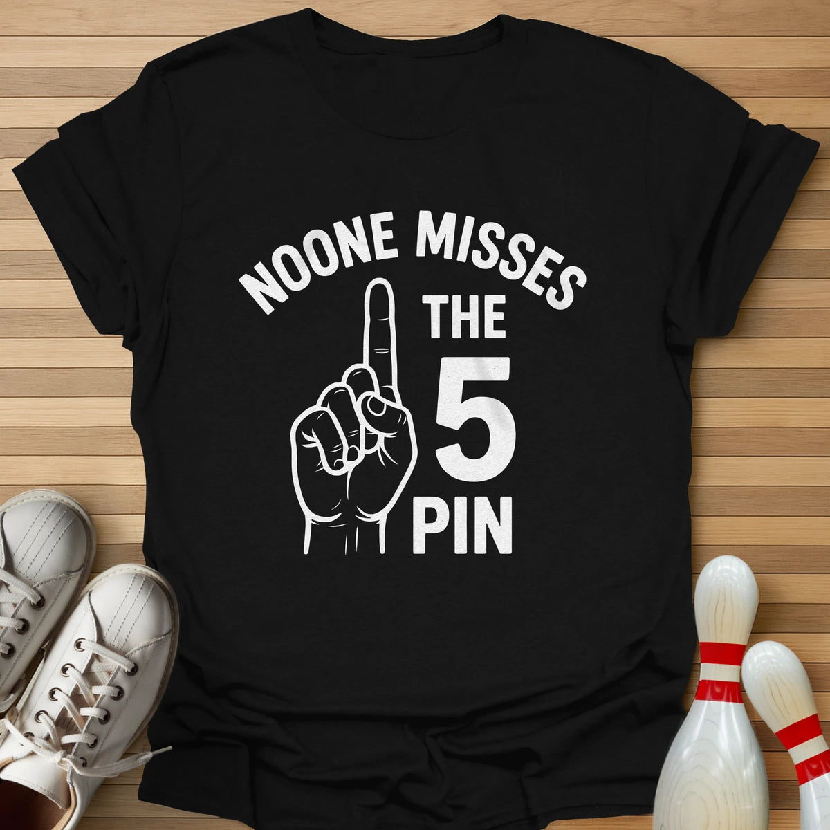 Noone Misses The 5 Pin T-Shirt