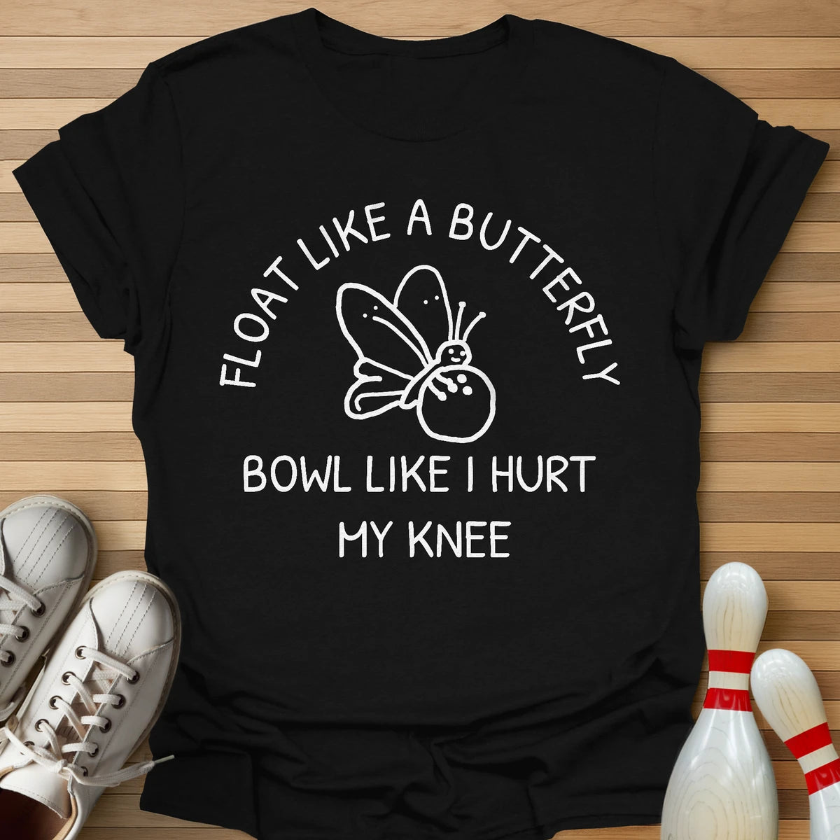 Like I Hurt My Knee Cartoon T-Shirt