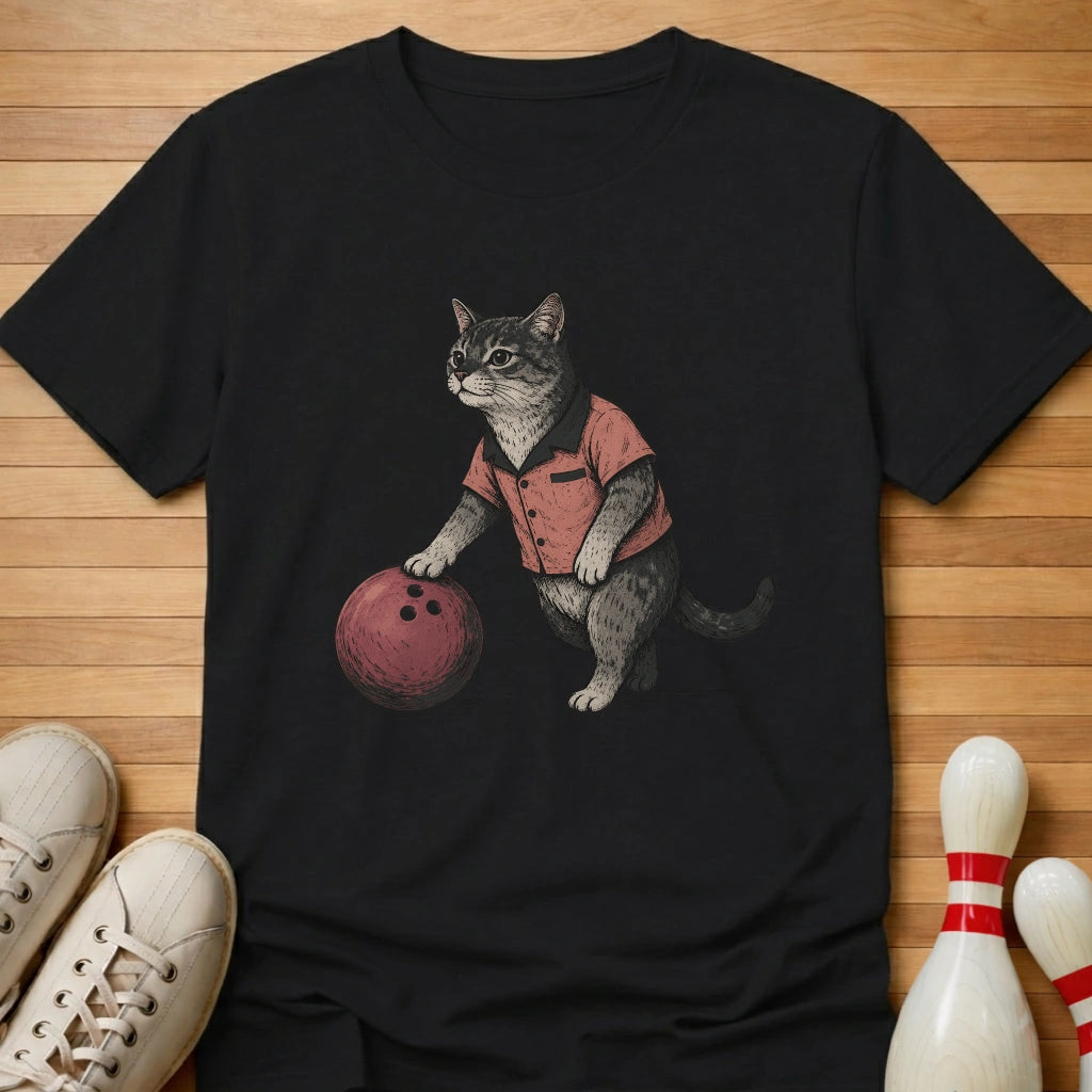 Cat Bowling T-Shirt