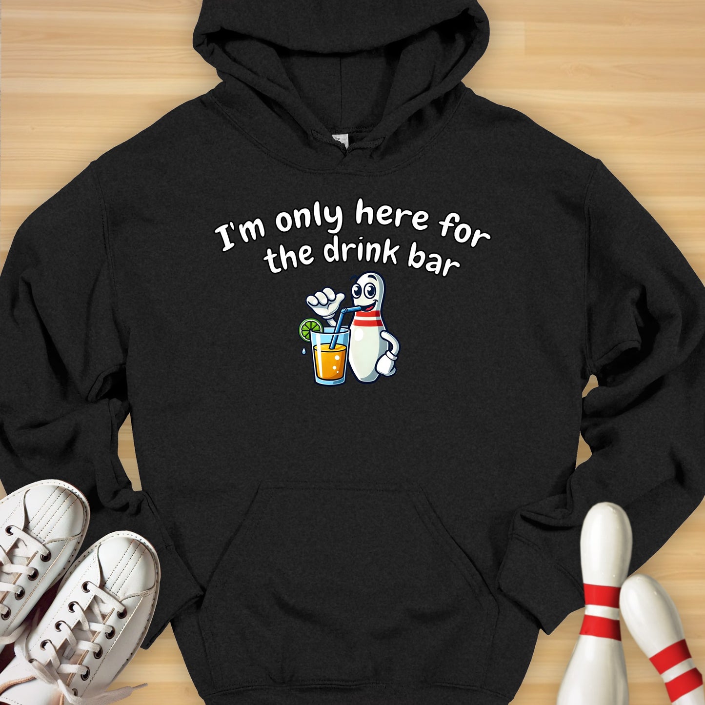 Drink Bar Pin Hoodie
