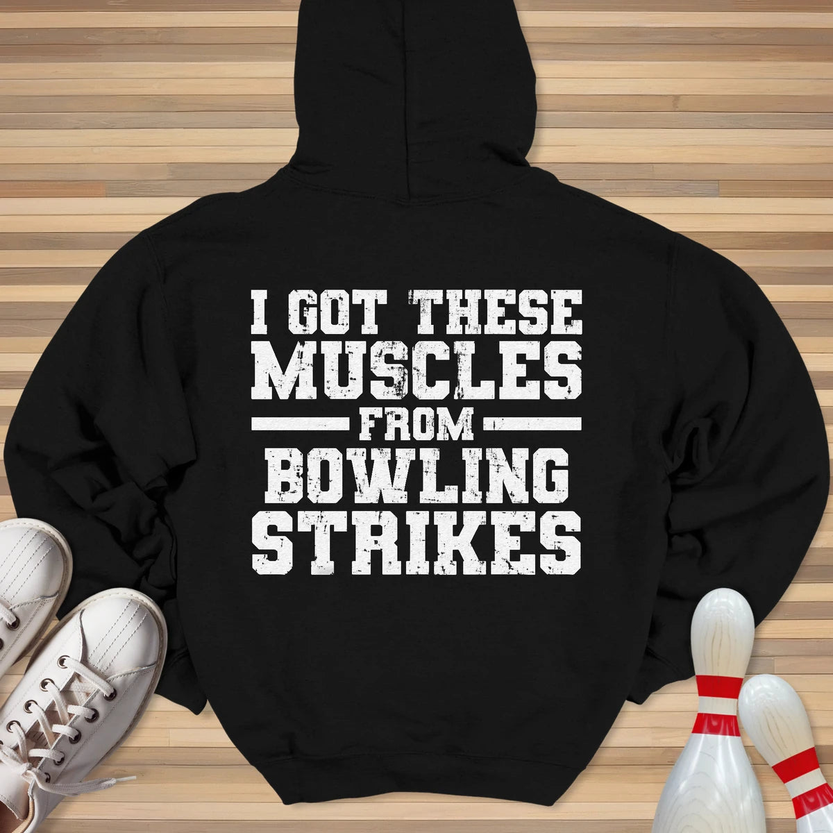Muscles From Strikes Hoodie