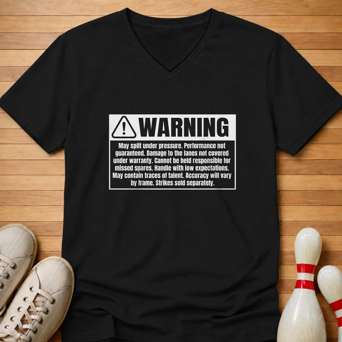 Low Skill Warning Women's V-Neck