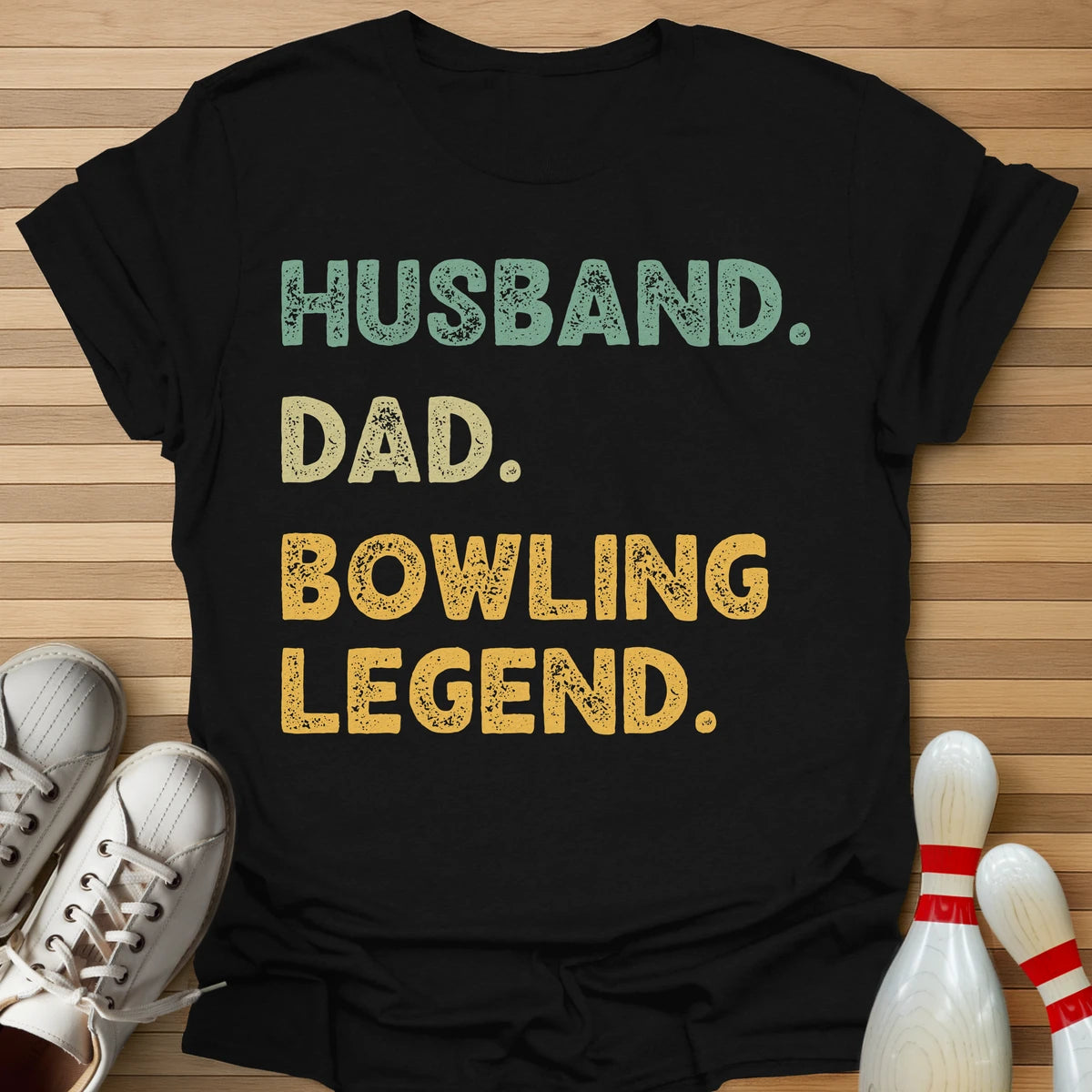 Husband Dad Bowling Legend T-Shirt