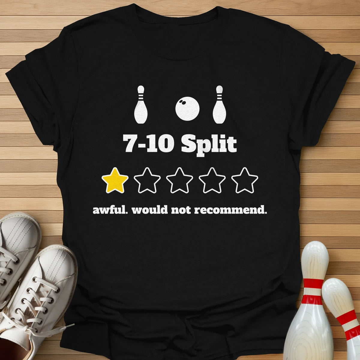 7-10 Split 1 Star Review T-Shirt