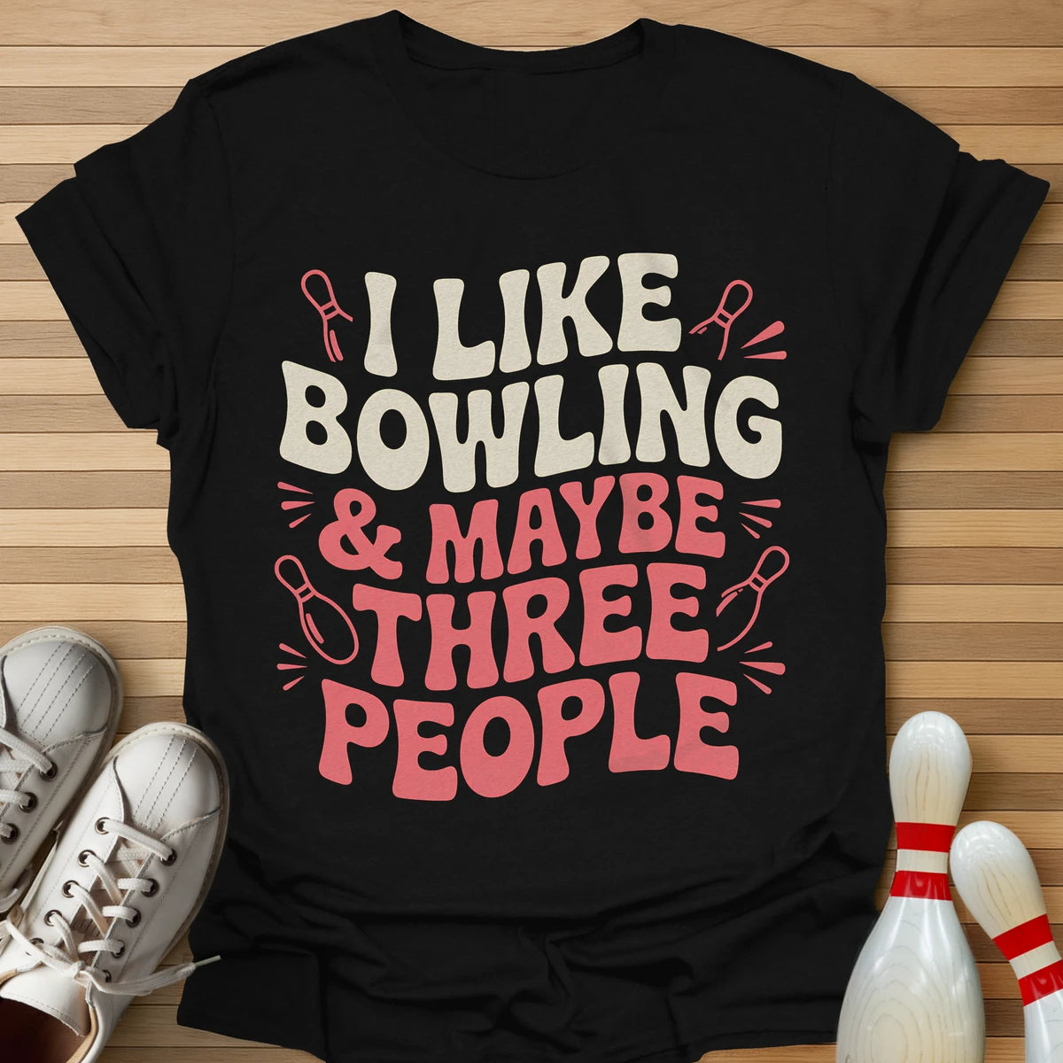 I Like Bowling Groovy T-Shirt