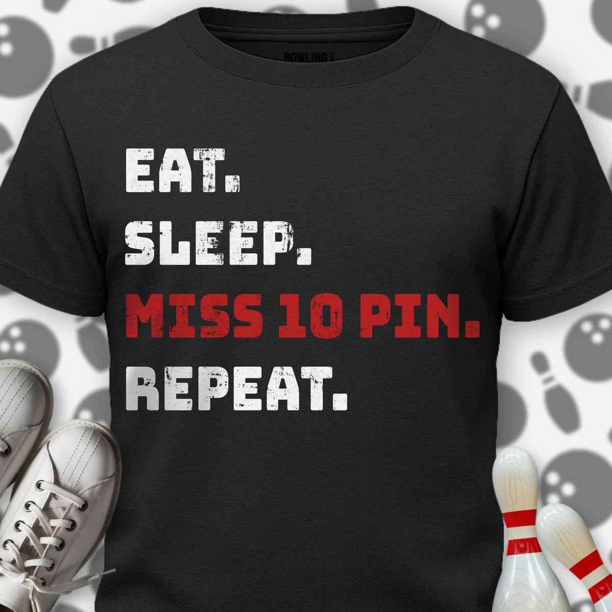 Miss 10 Pin Repeat T-Shirt