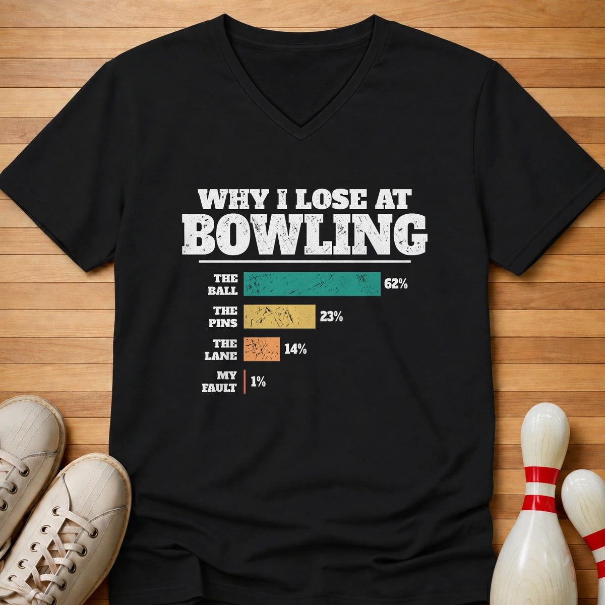 Why I Lose Chart Women's V-Neck