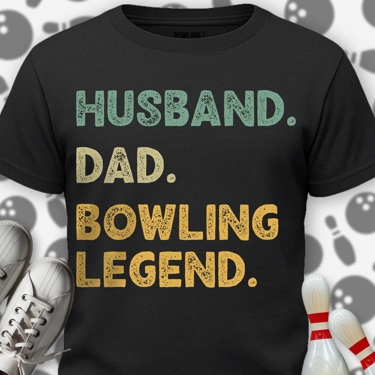 Husband Dad Bowling Legend T-Shirt