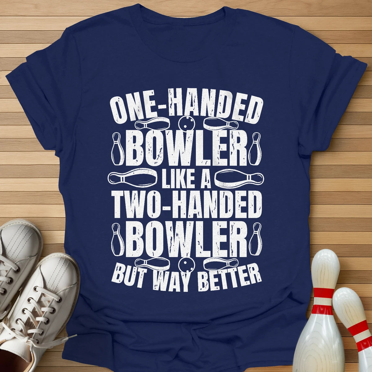 One Handed Bowler T-Shirt