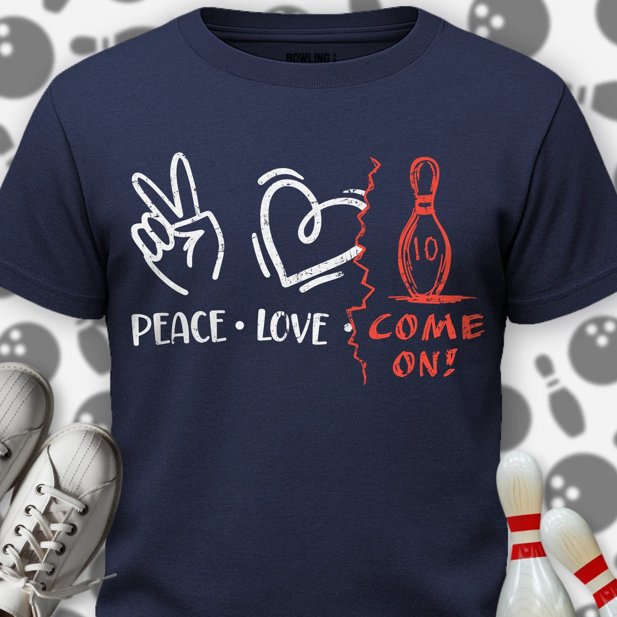 Peace Love Come On T-Shirt