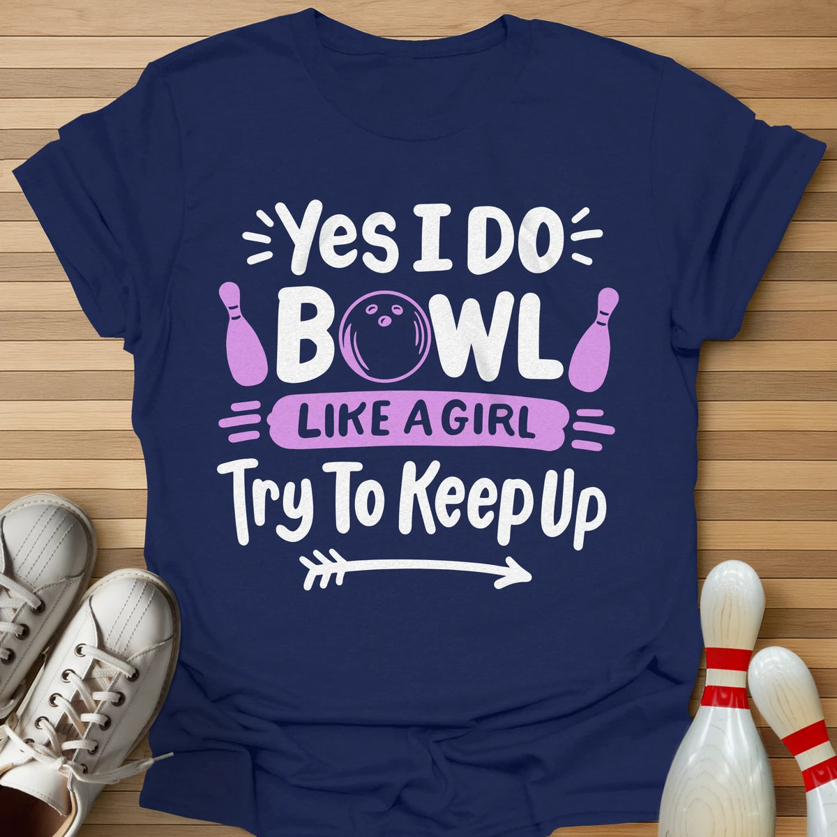 Girl Power Bowling T-Shirt