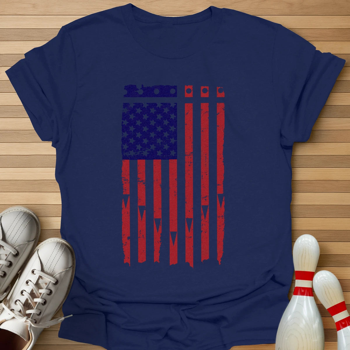 See Through Lane Flag T-Shirt