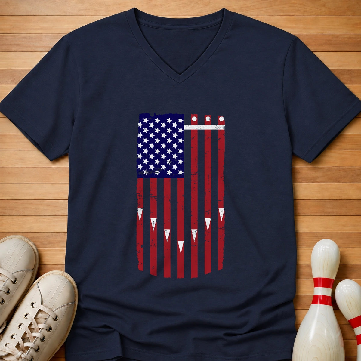 Lane Flag Women's V-Neck