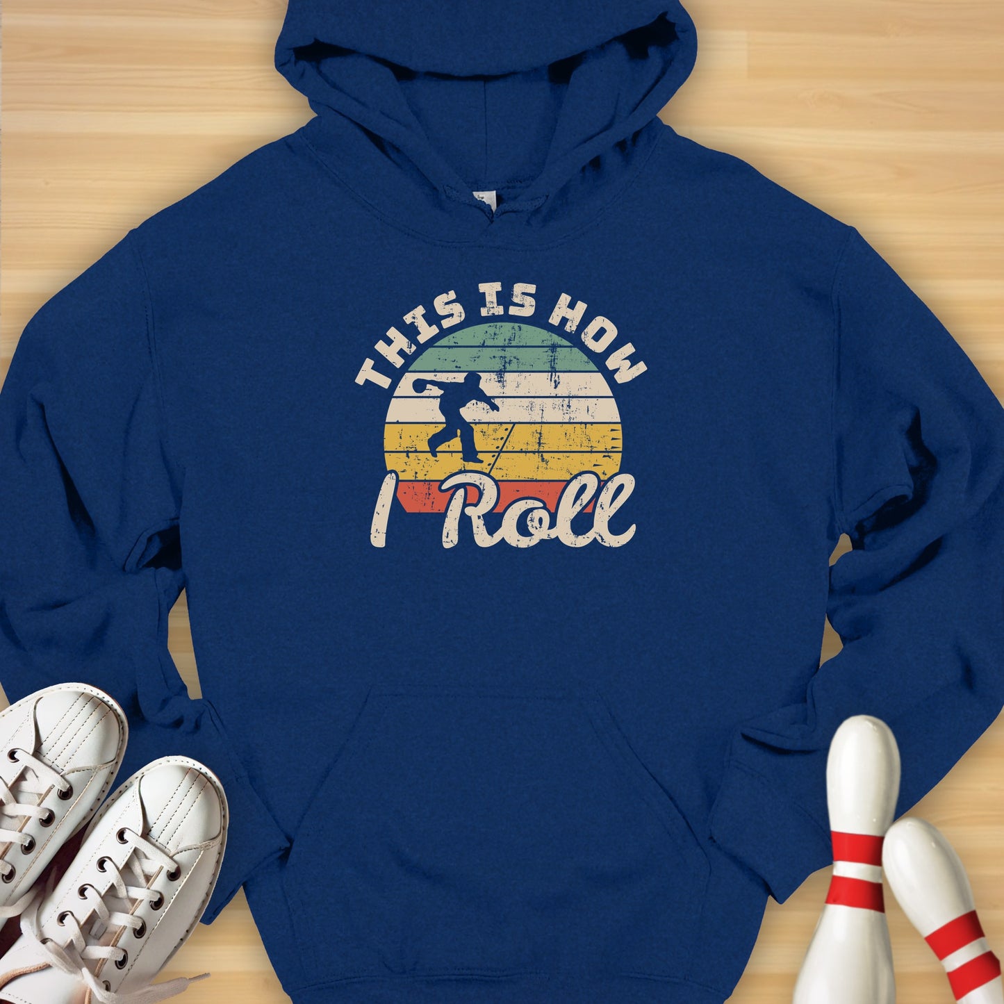 How I Roll Retro Sunrise Hoodie