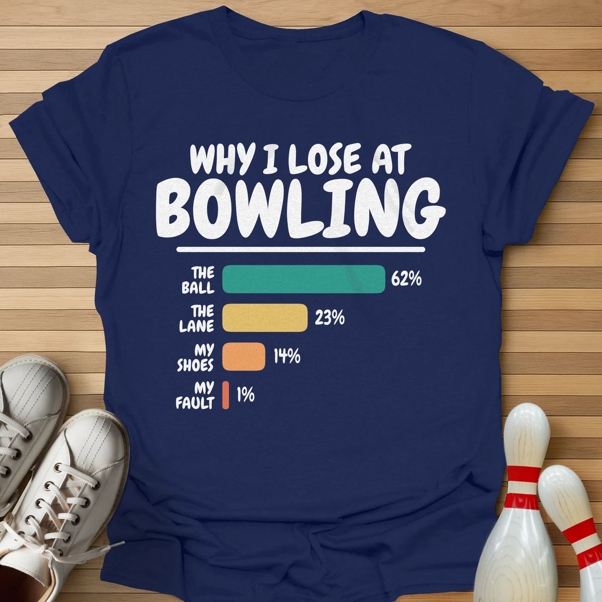 Funny Bowling Chart T-Shirt