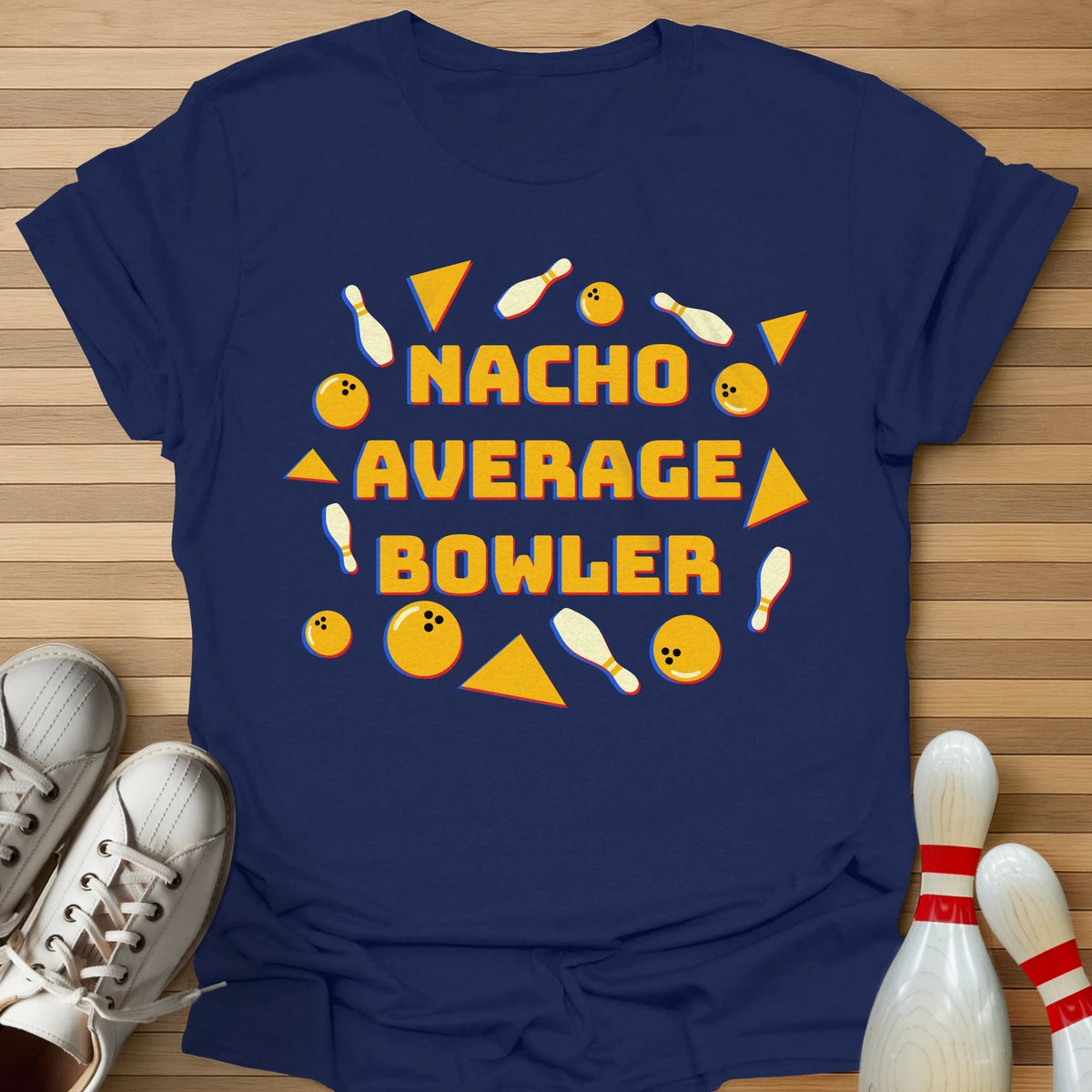 Nacho Average Bowler T-Shirt