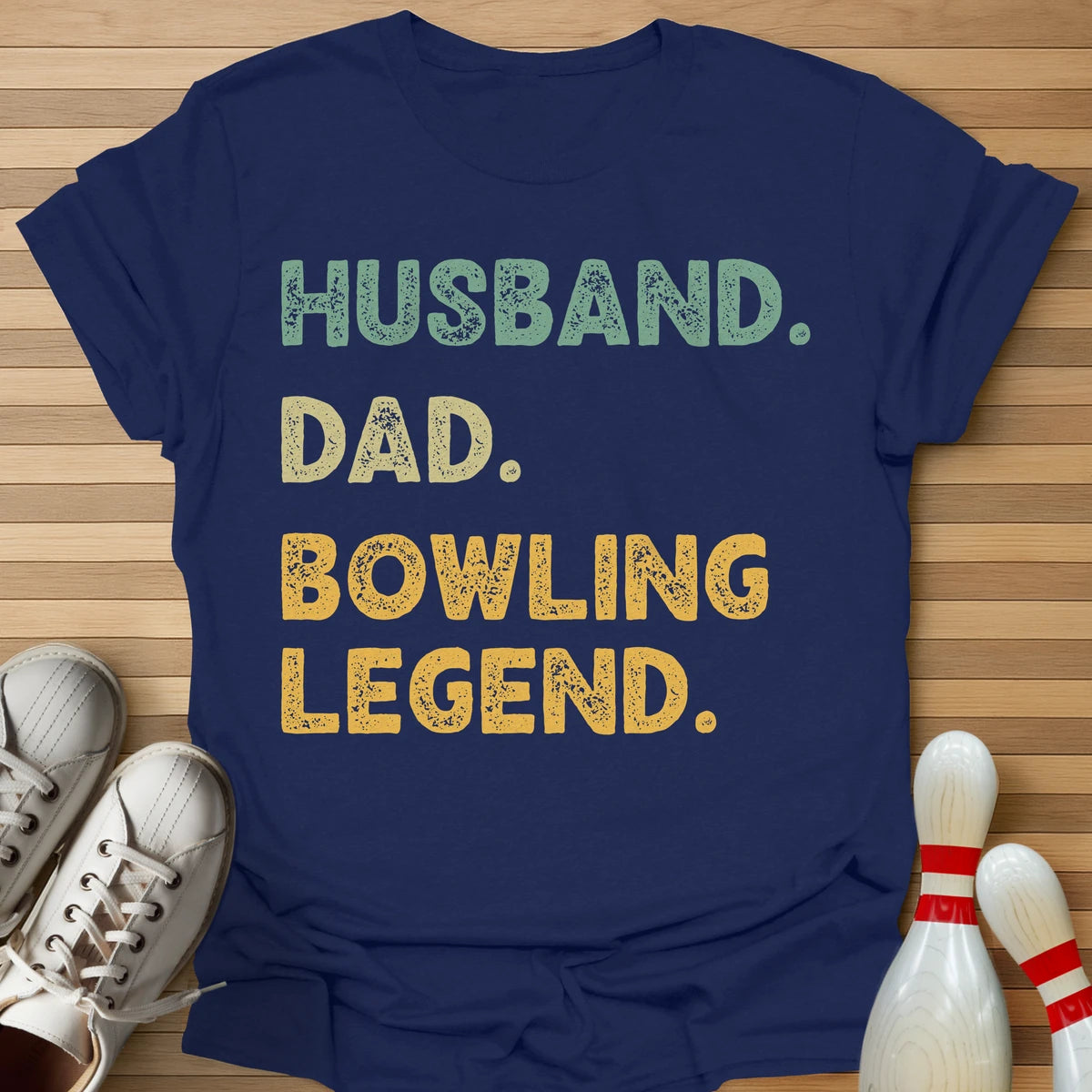 Husband Dad Bowling Legend T-Shirt