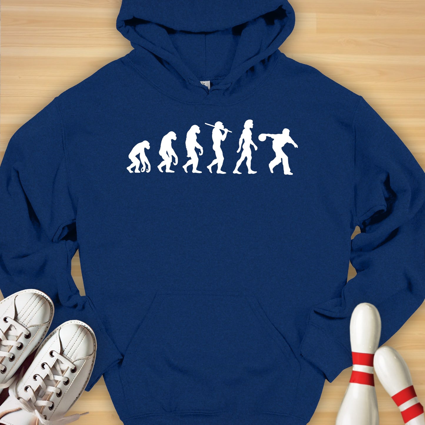 Evolution Of Bowling Hoodie