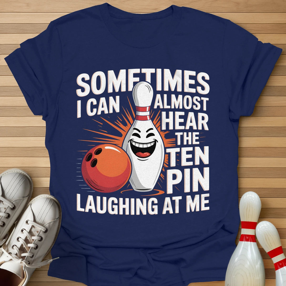 Evil Ten Pin Laughing T-Shirt